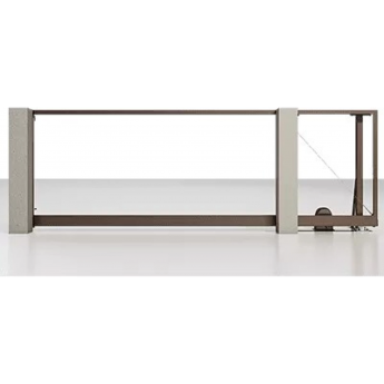 Каркас откатных ворот ALUTECH Prestige 4000х2000 мм в комплекте с автоматикой Roteo