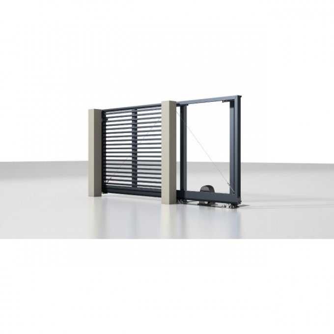 Откатные ворота ALUTECH Prestige 2000×2000 мм 67550 Откатные ворота ALUTECH Prestige 2000×2000 мм 67550