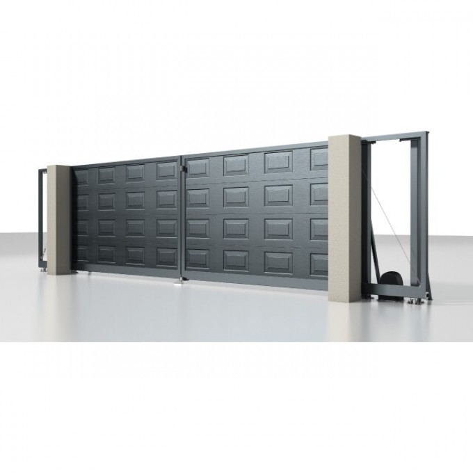 Откатные ворота ALUTECH Prestige 7500х2000 мм 67547 Откатные ворота ALUTECH Prestige 7500х2000 мм 67547
