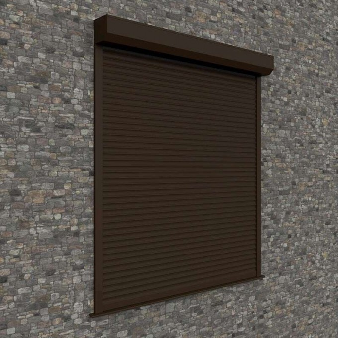 Рольставни ALUTECH Security 2500x2500 мм 43274 Рольставни ALUTECH Security 2500x2500 мм 43274
